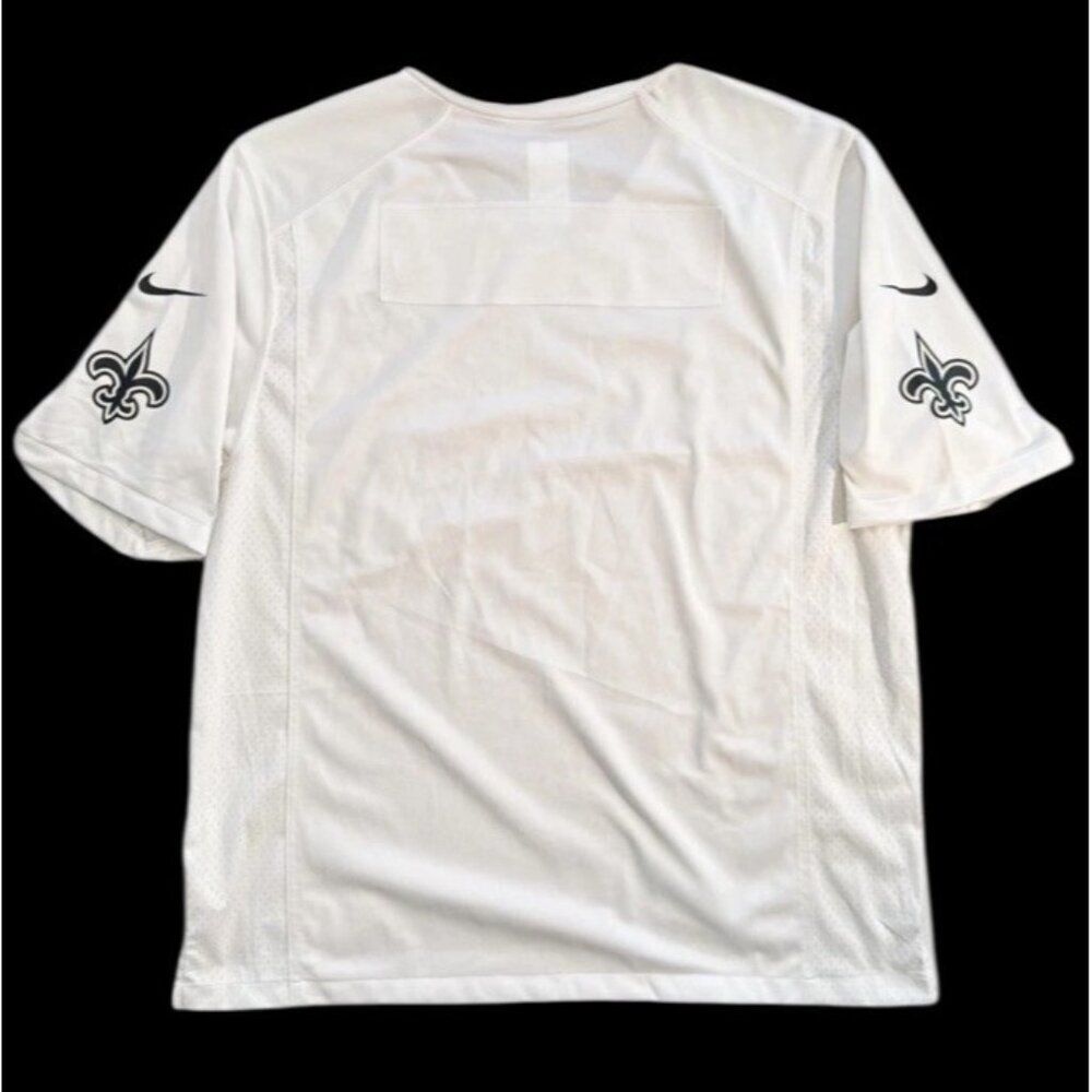 New Orleans Saints Mens Medium Football Jersey Blank White NFL Nike On Field - Picture 2 of 5